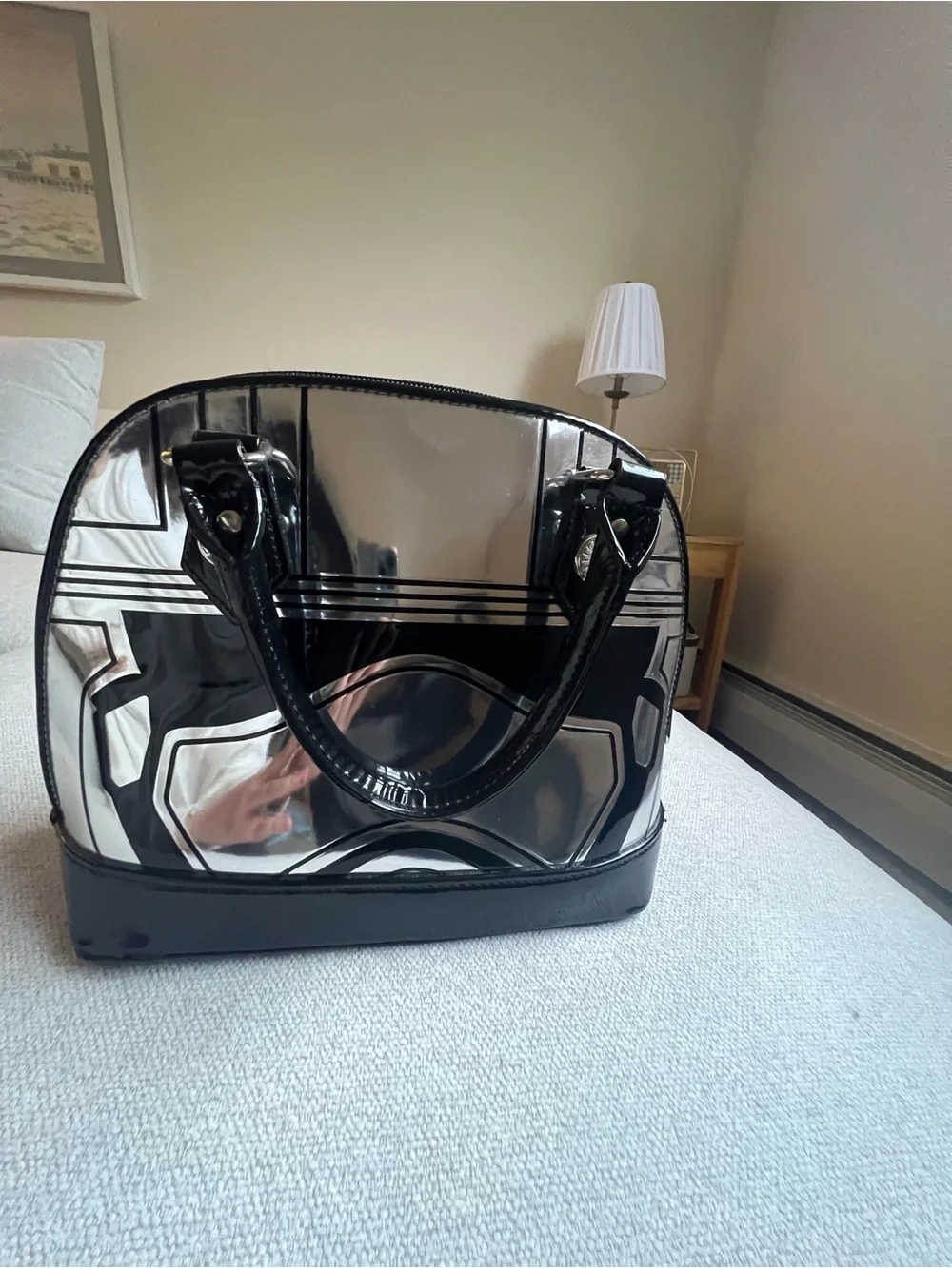 Disney Loungefly Captain Phasma Reflective Dome Satchel